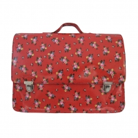 Grand cartable Red Flowers